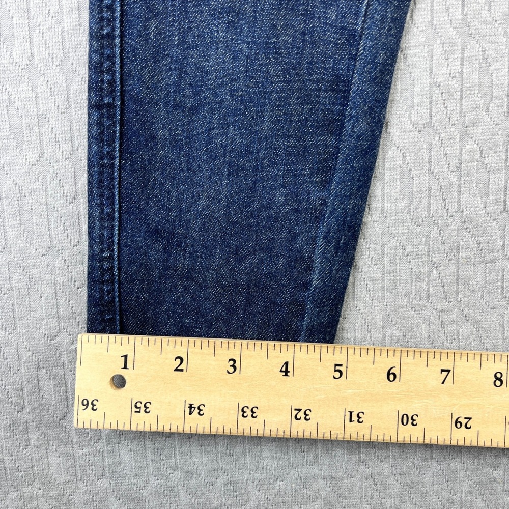New Judy Blue Skinny Fit Jeans Women 0/24(23X28 1/2) high rise Dark Wash Raw Hem - Picture 7 of 12
